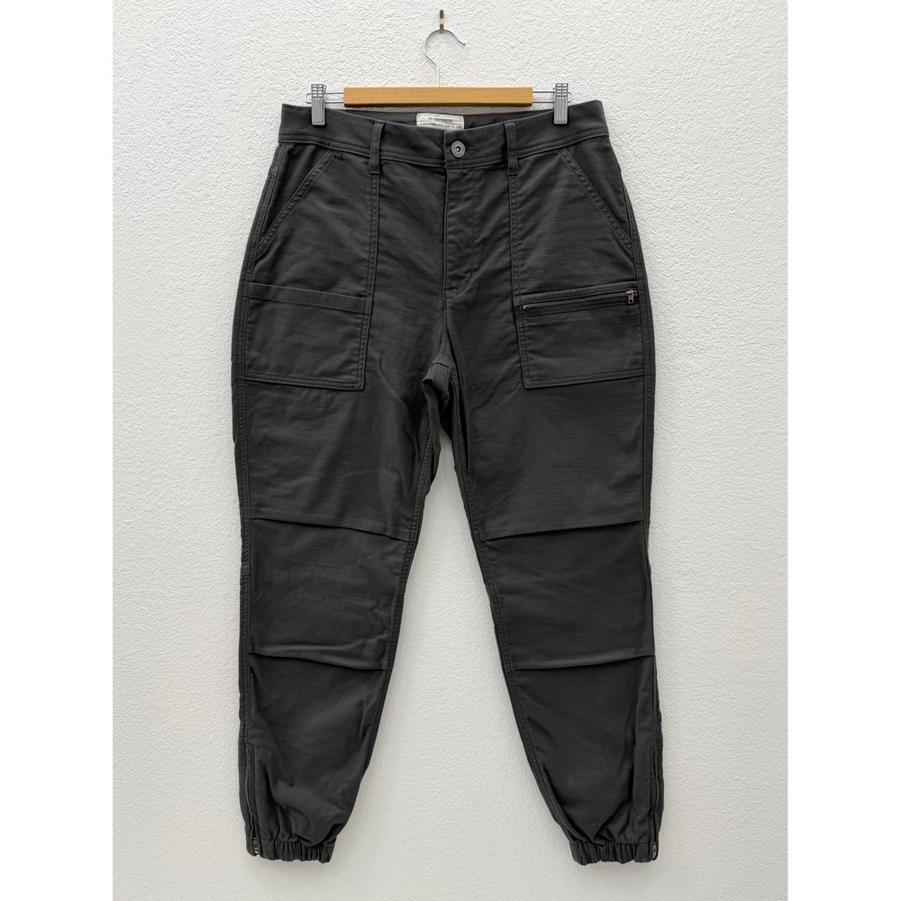 REI Co-op Trailsmith Jogger Pants Cotton Stretch Twill Utility Charcoal Women 12